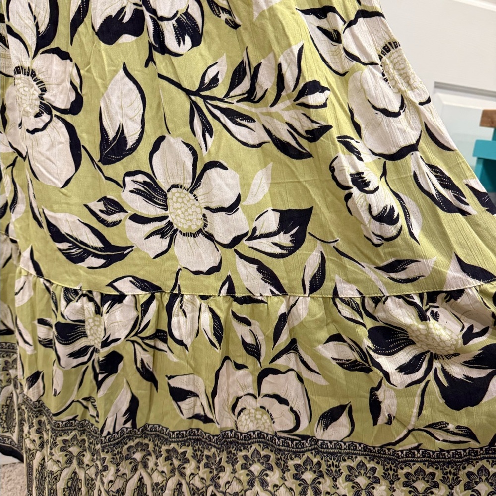 Angie Women’s Floral Maxi Dress Size Small NWT Spaghetti Strap Boho - Picture 10 of 11
